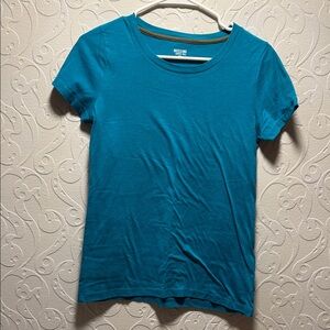 Mossimo Supply Co. Vibrant Teal Short Sleeve Tee